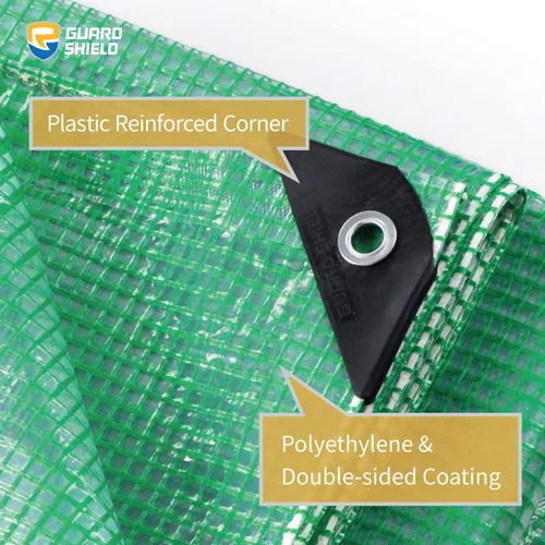 Miniatura 2 de GUARD SHIELD Lona verde transparente resistente de 6 x 8 pies, impermeable para invernaderos al aire libre, jardín, cubierta de polietileno