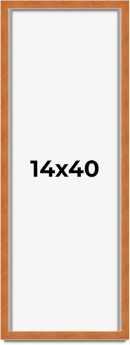 Miniatura 201 de Marco de 3 x 3 pulgadas, marco de madera maciza de nuez miel tradicional marrón Ancho de moldeo de 0.875 pulgadas Profundidad de conejo de 0.875