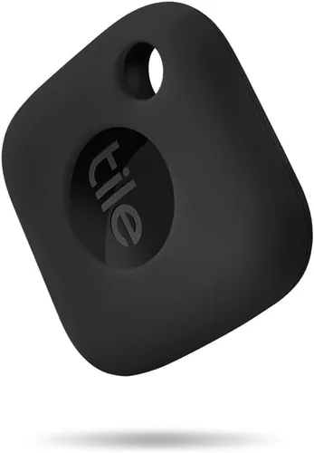 Miniatura 4 de Geiomoo Funda de silicona para Tile Mate 2024, Tile Mate 2022 Tracker, cubierta suave y flexible resistente a los arañazos con mosquetón (negro)