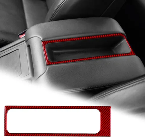 Miniatura 9 de AIRSPEED Para BMW M5 E39 Cubierta del marco de la caja del reposabrazos de la consola central, calcomanía de fibra de carbono accesorios interiores