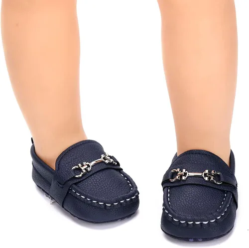 Miniatura 3 de LONSOEN Mocasines para bebés y niños y niñas, Mocasín