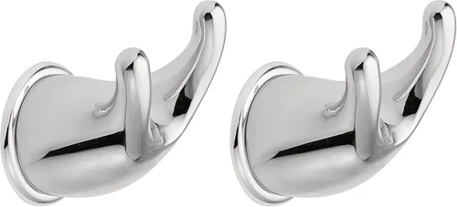 Moen YB8003CH Mason - Gancho para albornoz, 1 unidad (Paquete de 2), cromado Cromo