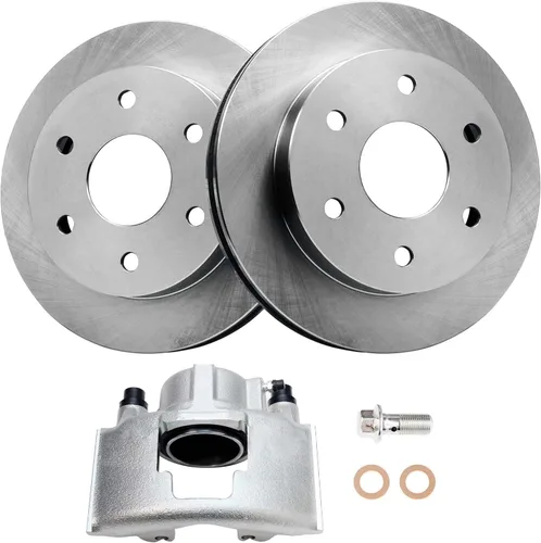 Miniatura 15 de Detroit Axle - Kit de freno delantero para Volkswagen Golf Jetta City Beetle Rotores de freno de disco de repuesto pastillas de freno de cerámica
