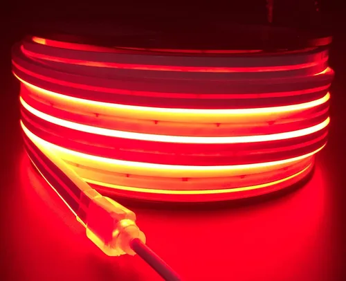 Miniatura 10 de Tira de luz LED RGB de silicona de neón flexible, impermeable, multicolor, control remoto para el hogar, jardín, decoración arquitectónica