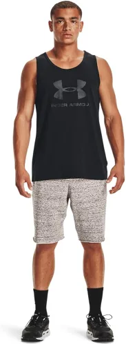 Miniatura 4 de Under Armour - Camiseta deportiva sin mangas con logotipo para hombres