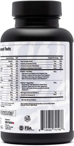 Miniatura 5 de Sculpt Nation by V Shred Multivitamin - Multivitamínico diario para mujeres y hombres con zinc, vitamina C y cobre, apoyo nutricional con una