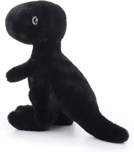 Miniatura 3 de Apricot Lamb Animales de peluche de dinosaurio negro para niños, juguetes de peluche suaves y lindos para bebés niñas y niños, 10 pulgadas