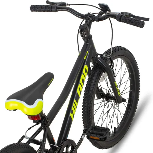 Miniatura 3 de HILAND - Bicicletas de montaña para niños de 20 pulgadas para niños y niñas de 5 años en adelante, bicicletas de una sola velocidad con frenos