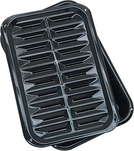 Miniatura 3 de Range Kleen BP106X - Sartén para freír, hornear y asar al aire, 8.5 x 12.75 pulgadas, color negro