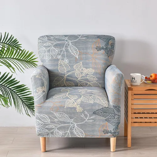 Miniatura 36 de MIFXIN Funda elástica para sillón de banquete, de terciopelo, 1 pieza, de elastano, elástico, protector de muebles, para sofá de 1 plaza con brazos