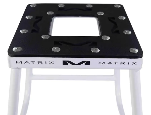 Miniatura 6 de Matrix Concepts C1M Mini soporte de tubo de acero al carbono duradero con diseño anti-roca para todoterreno, motocross y supercross, incluye paquete
