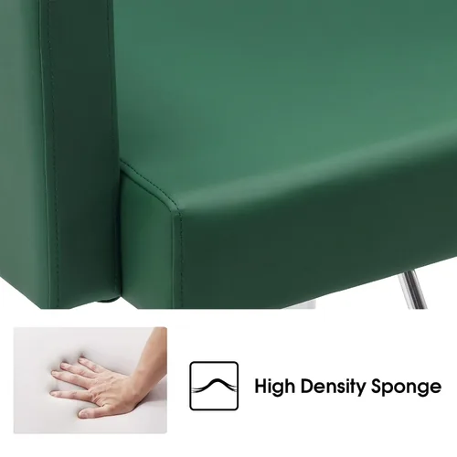 Miniatura 5 de BarberPub Silla de peluquero hidráulica clásica Silla de salón de peluquería para estilista Equipo de spa de belleza 8808 (verde)