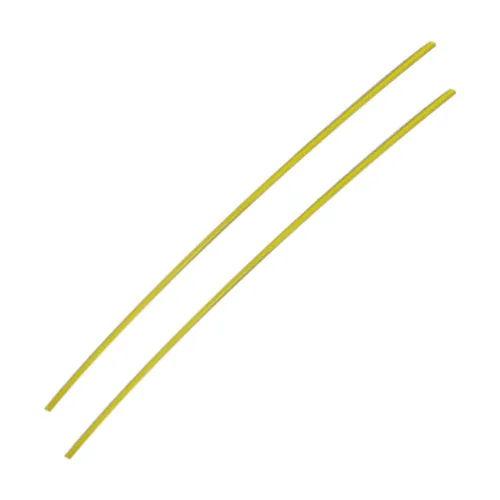 Miniatura 2 de Aicosineg Varilla redonda de plástico Polioximetileno Stick para la industria mecánica POM sólido duro amarillo 1/3 x 39-3/8 pulgadas (D x L) 2