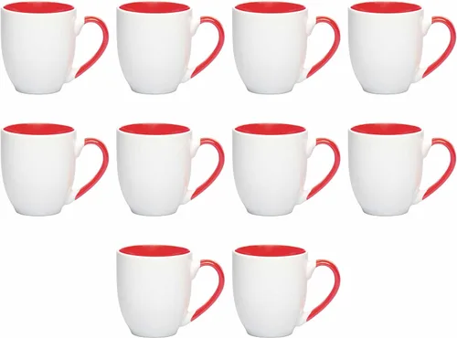 Miniatura 6 de Juego de 1 tazas de café grandes estilo bistro personalizadas de 16 onzas, paquete personalizado a granel, perfectas para café, té, expreso, cacao