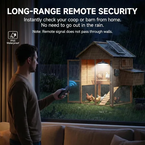 Miniatura 4 de Luces solares de cobertizo para interiores y exteriores, luz colgante con sensor de movimiento de 3200 lm disponible durante el día con control