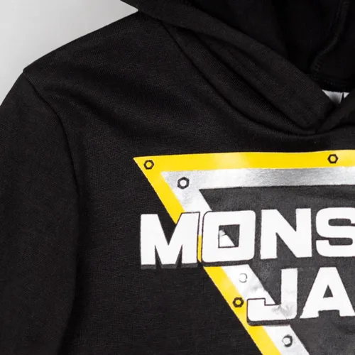 Miniatura 8 de Monster Jam Maximum Destruction El Toro Loco Grave Digger - Sudadera con capucha de forro polar para niños pequeños y grandes
