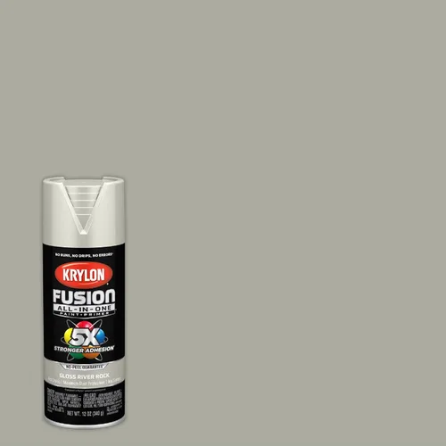 Miniatura 47 de Krylon Fusion - Pintura en aerosol adhesiva todo en uno para uso en interiores y exteriores, 12 onzas, aluminio