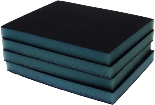 Miniatura 24 de Utoolmart 12 bloques de lijado de esponja de lijado, grano 180 húmedo, seco, lavable y reutilizable, esponja de papel de lija para muebles de 12