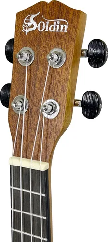 Miniatura 6 de Ukelele de la serie de artistas con parte superior de abeto sólido y parte trasera de caoba y lados kit para principiantes con bolsa de concierto