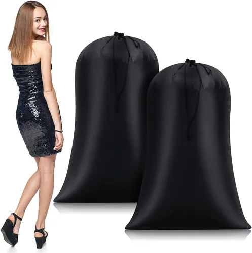 Miniatura 9 de Nuanchu 1 bolsa de lavandería extragrande de 40 x 60 pulgadas, bolsa de almacenamiento gigante reutilizable multiusos para equipaje a prueba