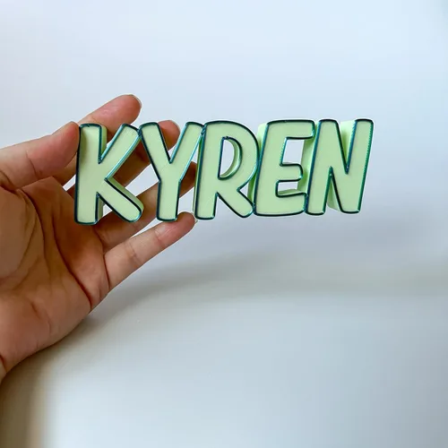 Miniatura 3 de Placa de nombre personalizada para escritorio, placa personalizada impresa en 3D, decoración de oficina, letrero personalizado para accesorios