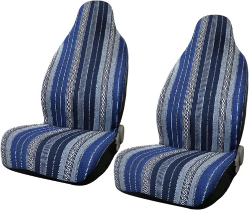 Miniatura 8 de uxcell 7pcs Manta Durable Baja Bucket Seat Protector para Coche Auto Azul