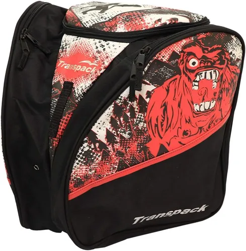 Miniatura 14 de TRANSPACK Edge Junior - Mochila para botas de esquí y snowboard, resistente al agua, 33 L, bolsa de mochila Blanco (White Snowflake)
