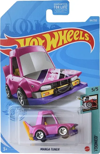 Hot Wheels Sintonizador Manga, [Rosa/Púrpura] 84/250 Tooned 5/5