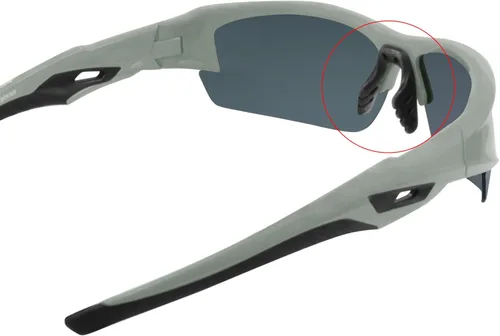 Miniatura 4 de Gafas de sol deportivas polarizadas para hombres y mujeres, almohadillas ajustables para la nariz, marco TR90, para golf, correr, acabado, ciclismo