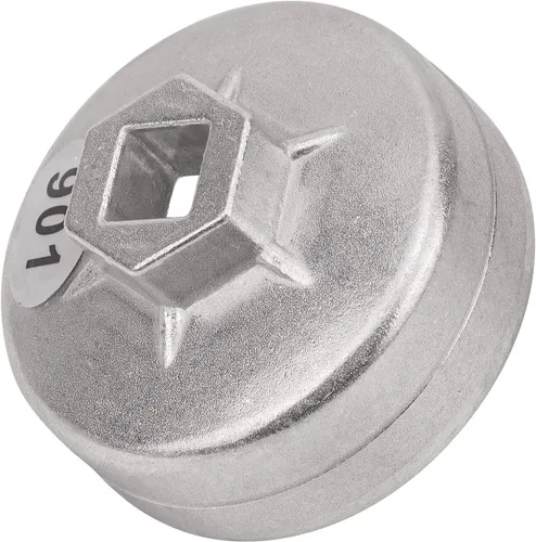 Miniatura 2 de AHL 901 Tapa 65mm Llave de filtro de aceite de 14 ranuras con accionamiento cuadrado de 1/2" Herramientas de extracción de filtro de aceite Juego