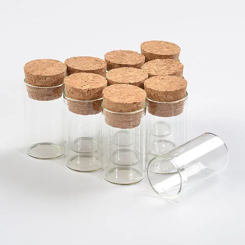 Miniatura 12 de Mini botellas de 0.7 fl oz y 0.866 x 3.543 in, tubo de ensayo de vidrio, almacenamiento para azafrán, arena dulce, líquida, regalo de alimentos