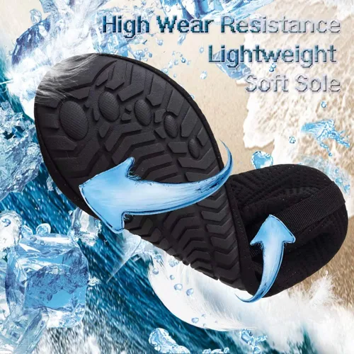 Miniatura 4 de YALOX - Zapatos acuáticos, de secado rápido con sensación de pies descalzos para mujer y hombre, calcetines acuáticos para exterior, playa