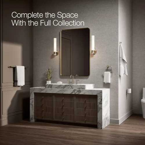 Miniatura 6 de Kohler K14443-TT Purist Gancho para bata individual titanio vibrante