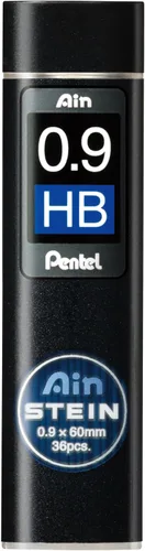 Miniatura 5 de Pentel Ain Stein - Lápiz mecánico, 0.035 in, 2B, 36 minas (C279-2B)