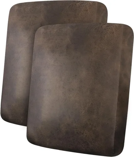 Miniatura 112 de ANARACHON Fundas de cojín de sofá con aspecto de cuero, juego de fundas de asiento de sofá, protector de muebles para sillón seccional, sofá biplaza