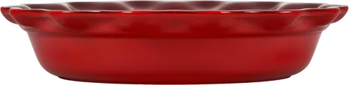 Miniatura 3 de Le Creuset - Molde para tartas Heritage de cerámica, 9 pulgadas, rojo cereza Cerise