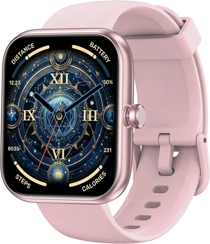 Reloj inteligente (respuesta/hacer llamadas), reloj inteligente de 1.83 pulgadas para hombres y mujeres con Alexa integrado, rastreador de actividad