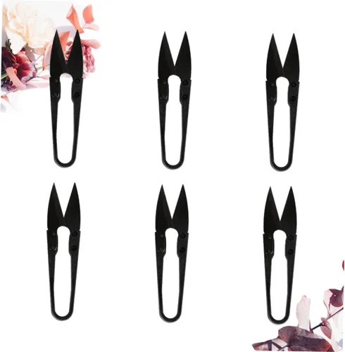 Miniatura 2 de EXCEART 12 piezas de bordado de cruz - Tijera de hilo pequeño Tijera de tijera para dar forma a la tela Tijera de hilo Clipper Tijeras de hilo