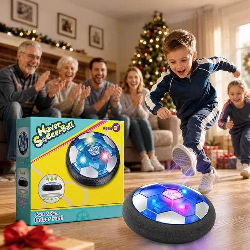 Miniatura 9 de Balón de Fútbol Flotante Recargable para Niños - Regalos de Cumpleaños para Niños de 6, 7, 8, 9, 10, 11, 12 Años, Balón de Fútbol Flotante