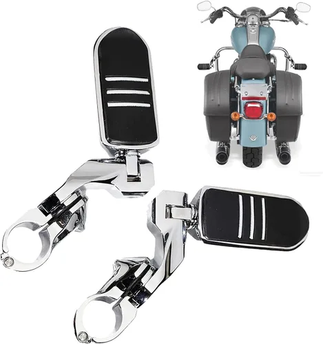 Miniatura 7 de Juego de 2 clavijas delanteras universales compatibles con motocicleta Touring Dyna Peg Mount