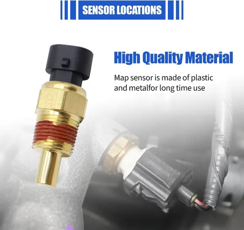Miniatura 3 de HiSport 12146312 Sensor de temperatura del refrigerante de agua del motor compatible con Acura 1996-1999, Buick 1976-2005, Cadillac 1980-2004