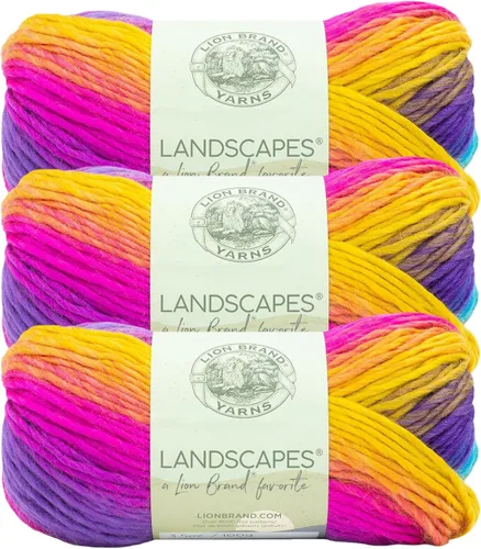Miniatura 9 de Lion Brand Yarn - Hilo Landscapes (1 madeja), Desert Spring