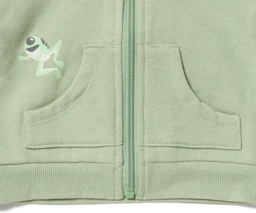 Miniatura 5 de STAR WARS The Mandalorian The Child - Sudadera con capucha de forro polar con cremallera para bebés y niños pequeños