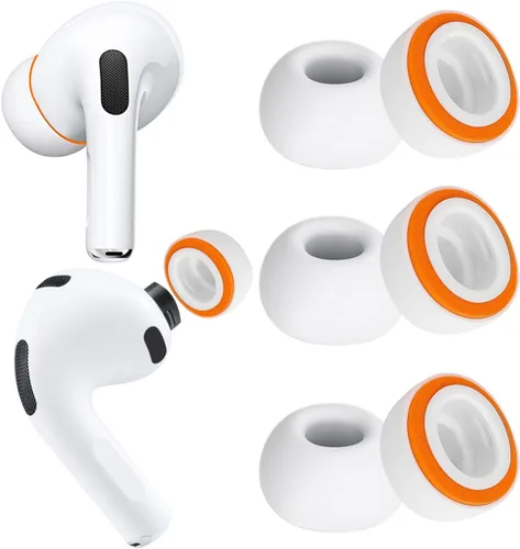 Miniatura 19 de KASOTT 2025 Actualizado para AirPods Pro 3 Puntas de Oído Híbridas de Espuma Viscoelástica y Silicona, Máxima Comodidad, Puntas Antideslizantes