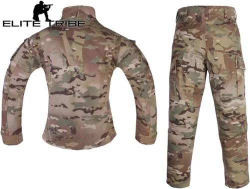 Miniatura 4 de Emersongear AOJQ - Uniforme de combate para niños de 6 a 14 años BDU militar táctico multicámara