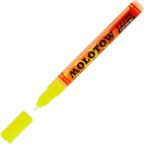 Miniatura 4 de Molotow ONE4ALL - Marcador de pintura acrílica, 0.157 in, verde neón fluorescente, 1 cada uno (227.232)