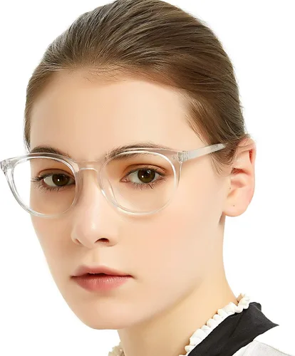 Miniatura 24 de MARE AZZURO Gafas de Lectura Redondas de Gran Tamaño para Mujer, Diseño de Lector 1.00 1.25 1.50 1.75 2.00 2.25 2.50 2.75 3.00 3.50 (Azul, 2.25)