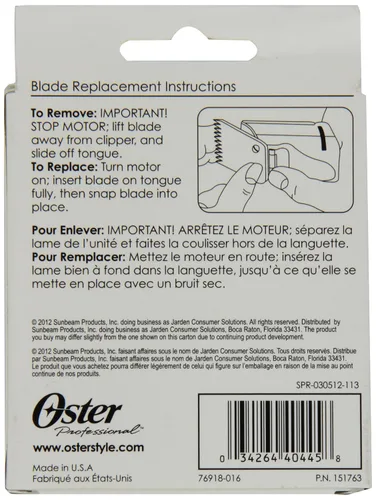 Miniatura 2 de Oster Cuchilla de repuesto profesional 7698-06