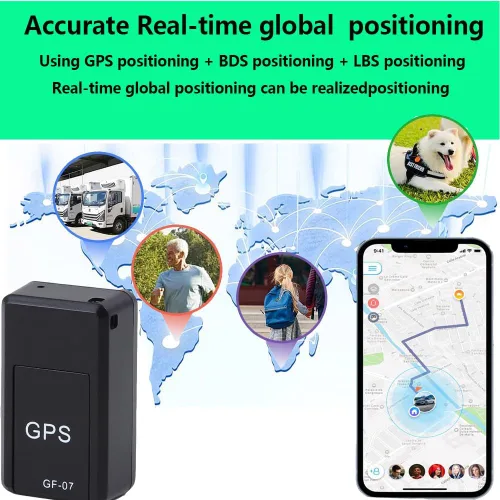 Miniatura 2 de Rastreador GPS para vehículos sin suscripción, mini dispositivo de seguimiento magnético para vehículos, rastreador GPS de coche en tiempo real