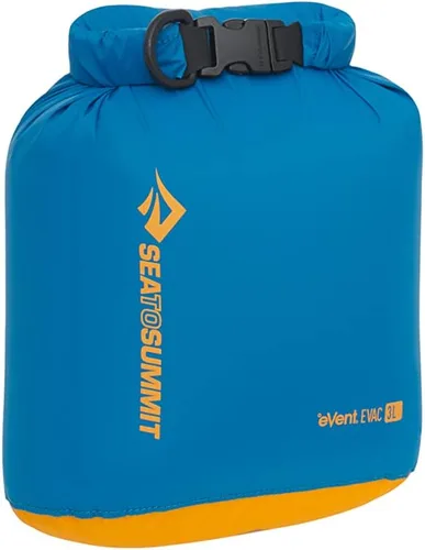 Miniatura 15 de Sea to Summit eVac Bolsa Impermeable, Saco de Compresión con Tapa Enrollable azul (Turkish Tile Blue)